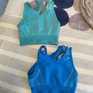 Gymshark xs sports bra/ tops. Super cute strappy design